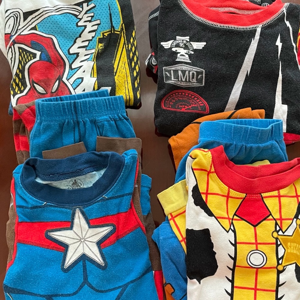 4 Disney boy Pajamas